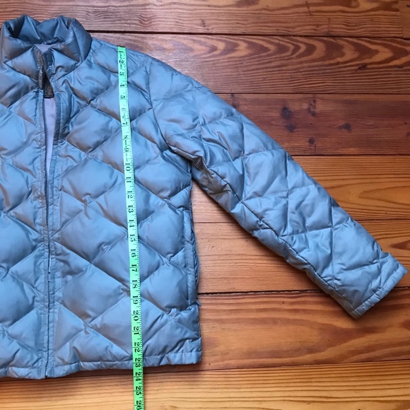 Banana Republic Silver Puffer Jacket, GUC, XS - Picture 8 of 14